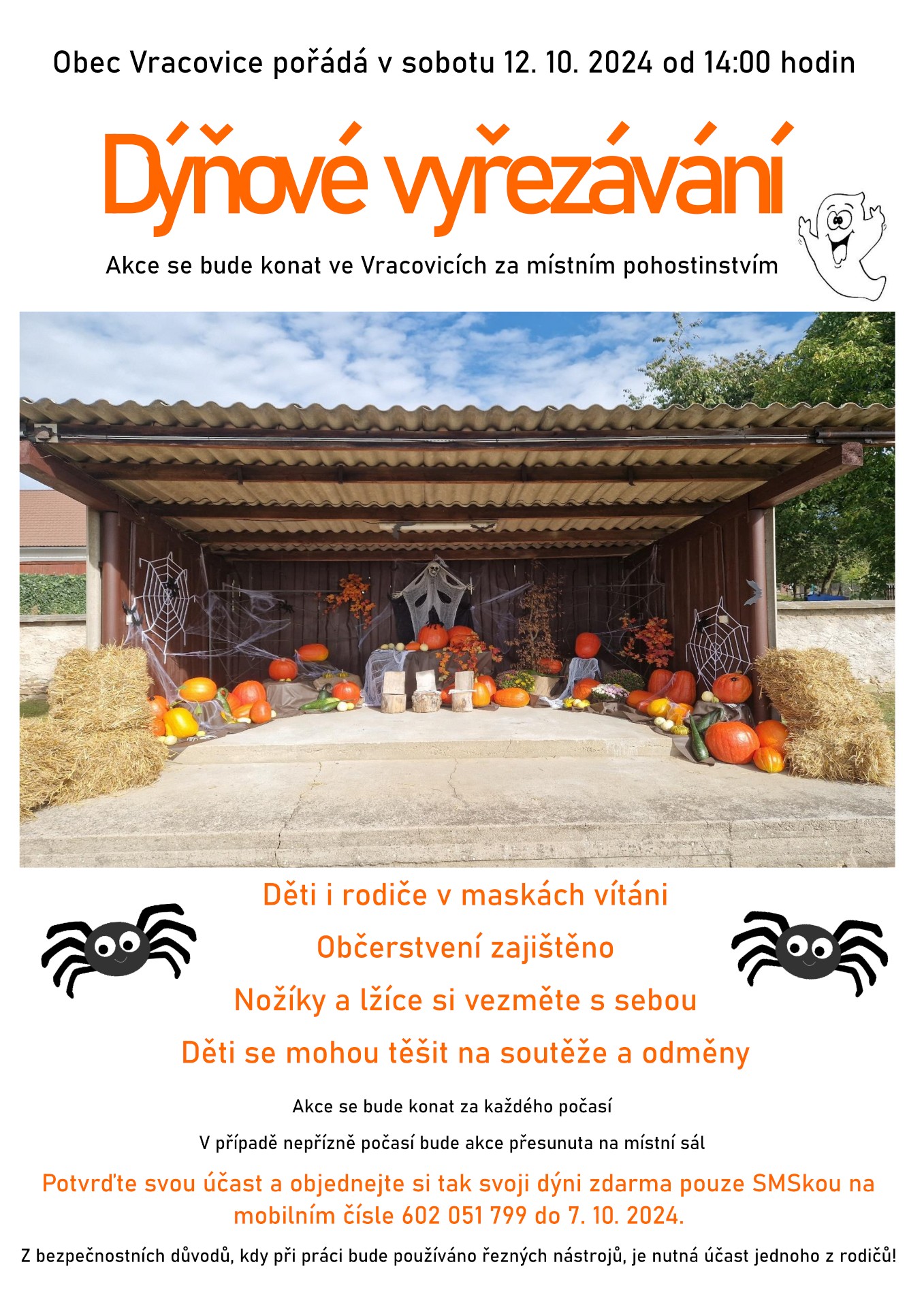 Vyřezávání dýní ve Vracovicích